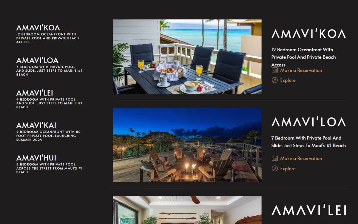 AMAVI: The whole collection at a glance