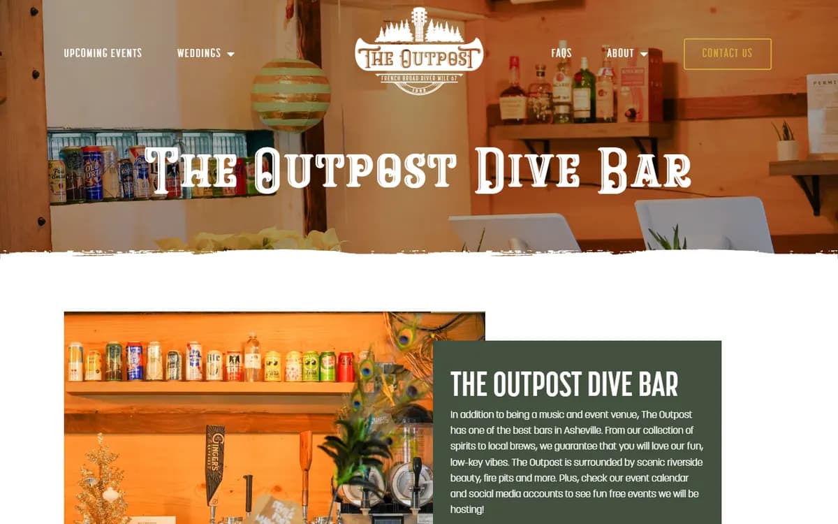 Asheville Outpost: The Outpost Dive Bar
