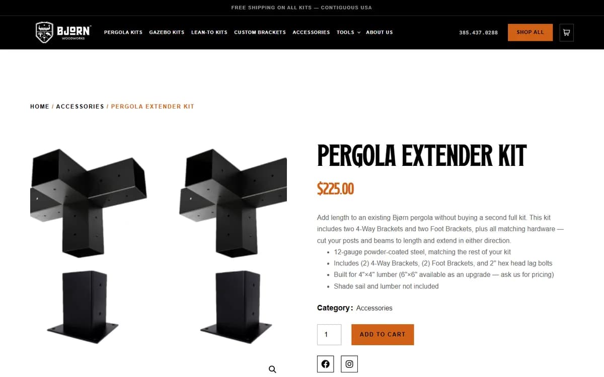 Bjørn Woodworks: A WooCommerce store for every part