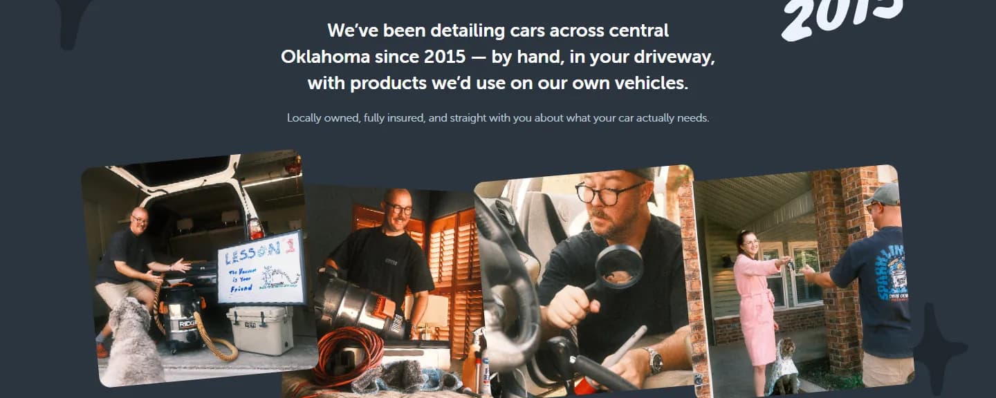 Chase Detailing website