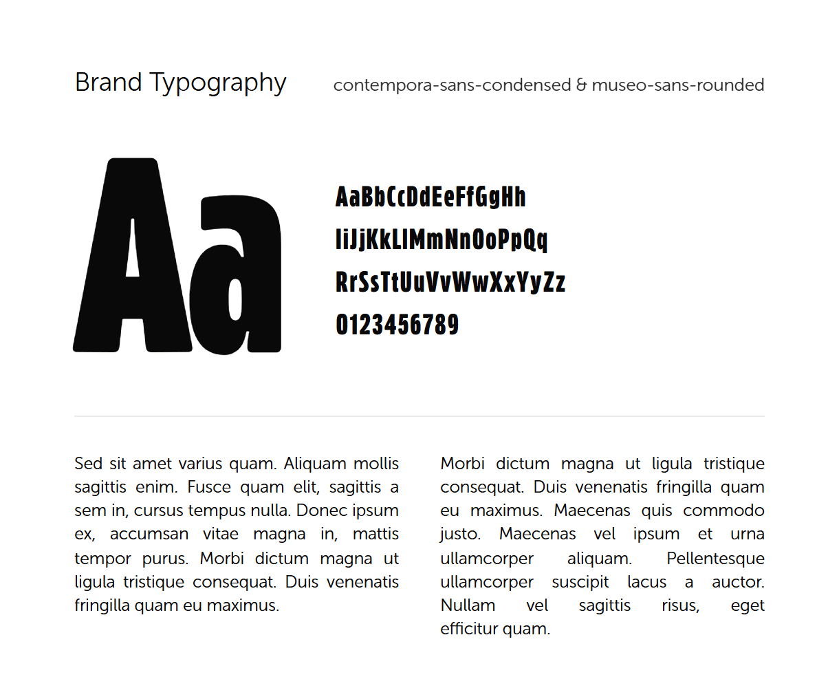 Chase Detailing brand typography