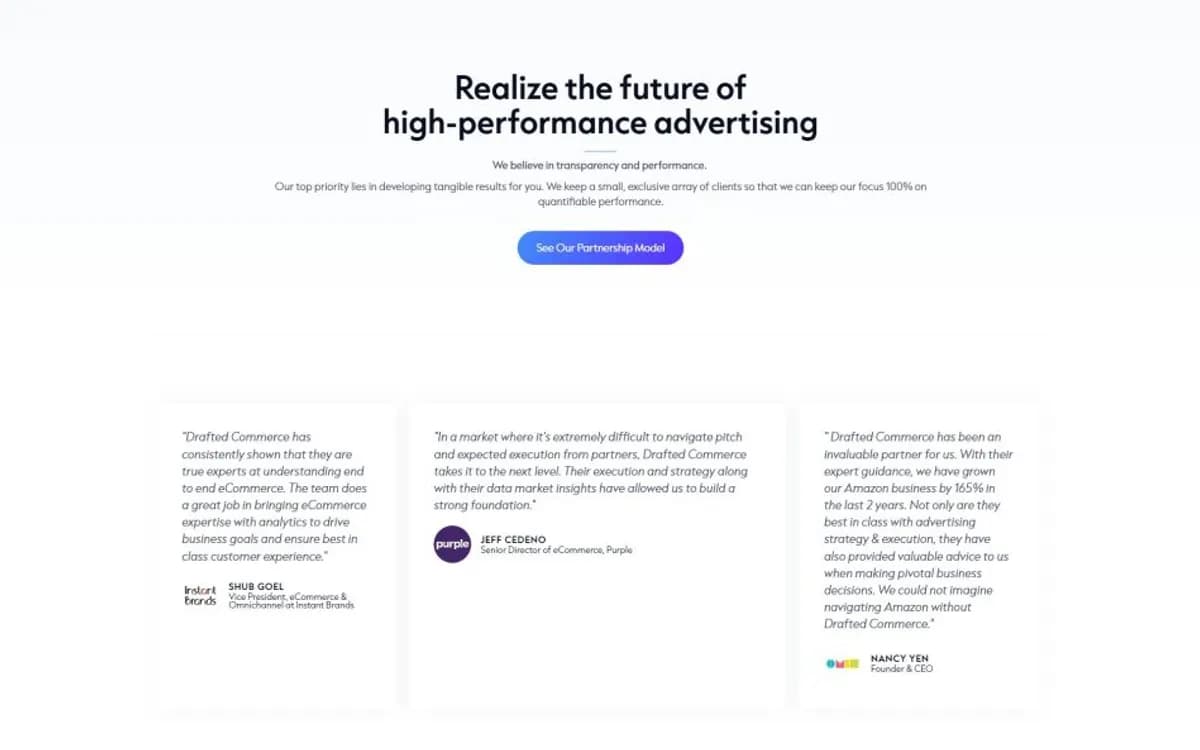 Drafted Commerce: Proof from recognizable brands