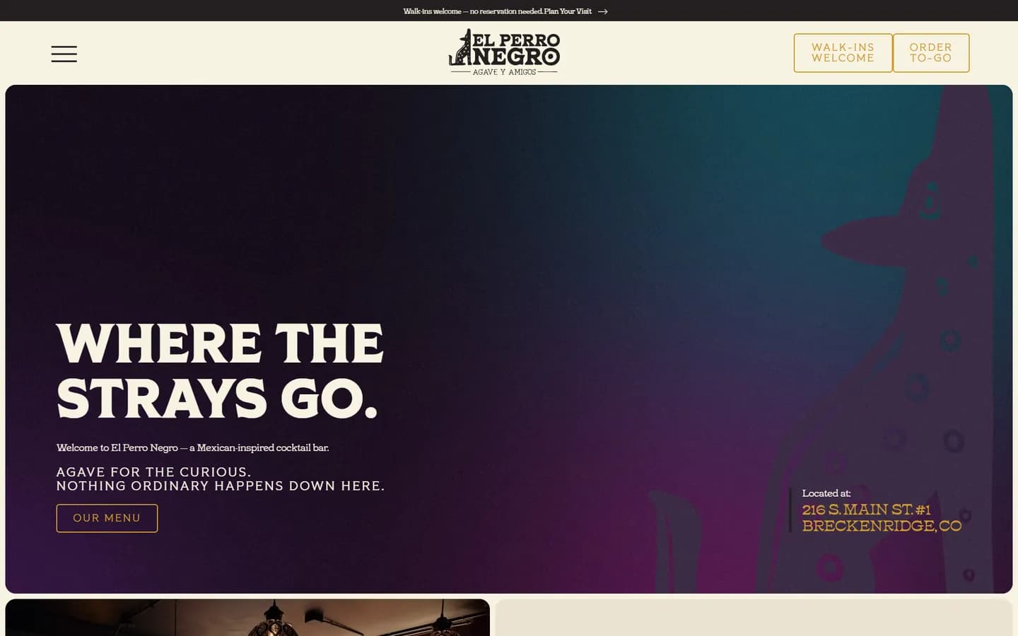 El Perro Negro homepage