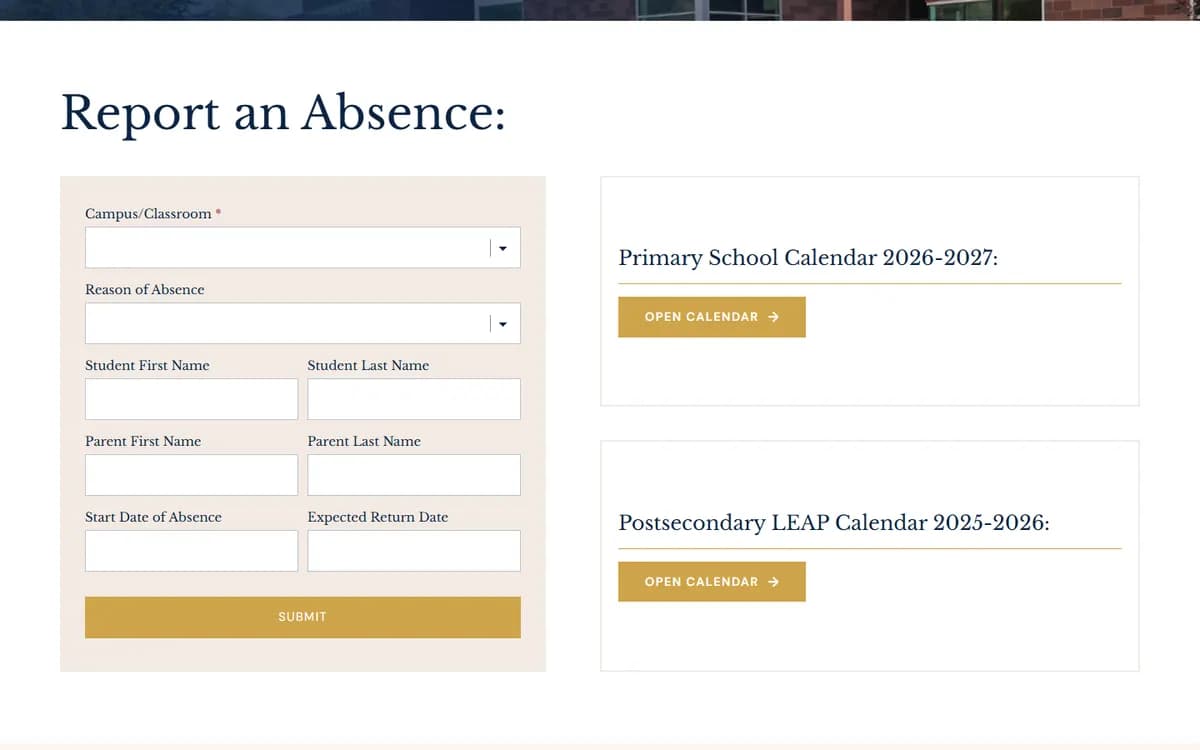 Elizabeth Academy: Parent Central