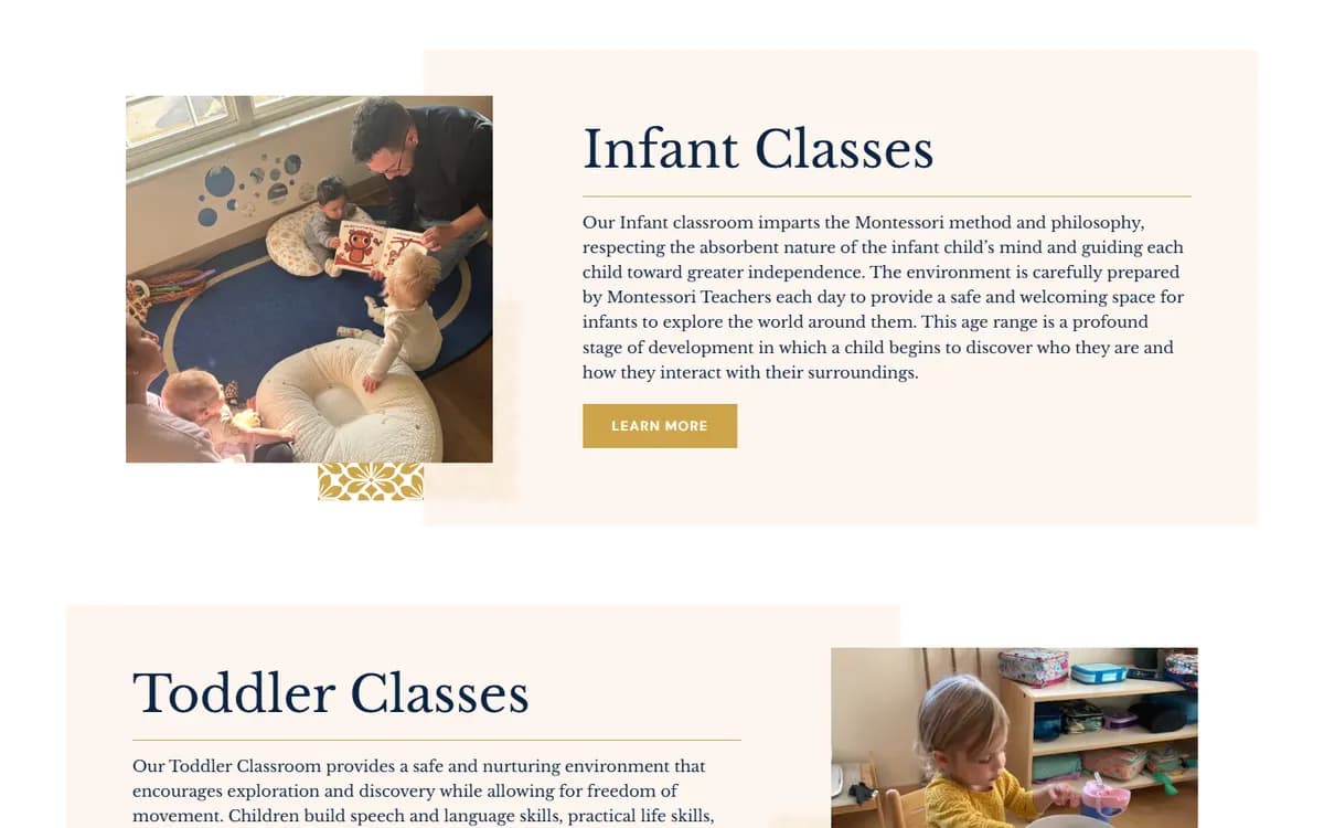 Elizabeth Academy: A page for every program