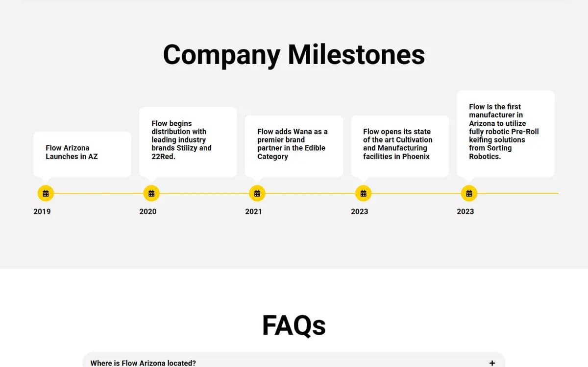 Flow Arizona: Company milestones and FAQs