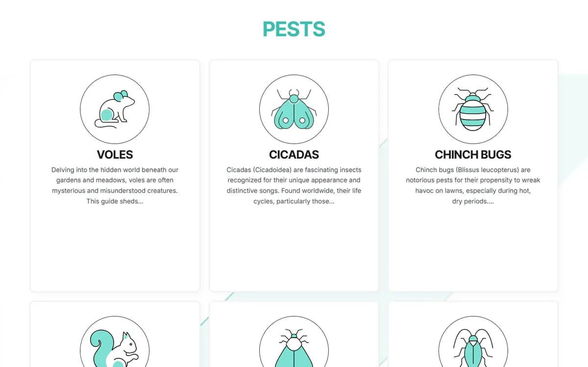 Mint Pest Control: The Pest Library