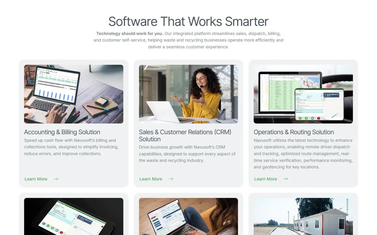 Navusoft: Six solutions, one platform