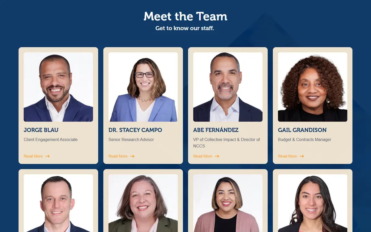 NCCS: Team directory
