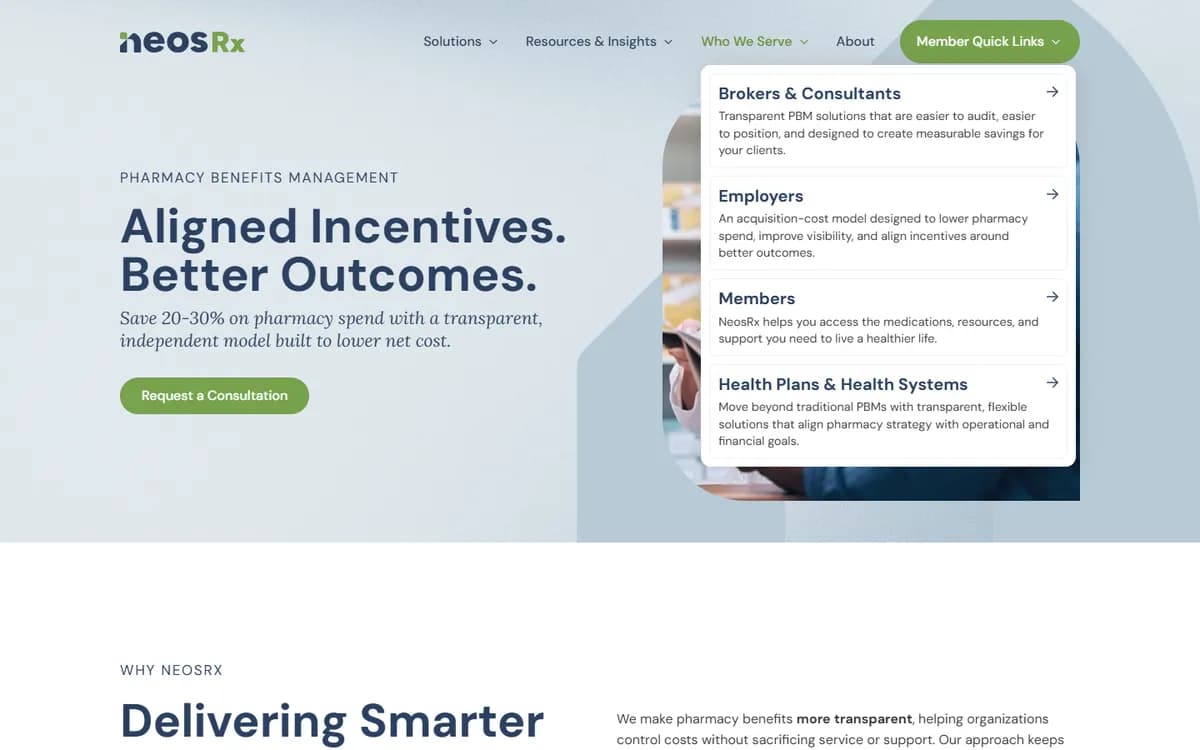 NeosRx: Navigation by audience