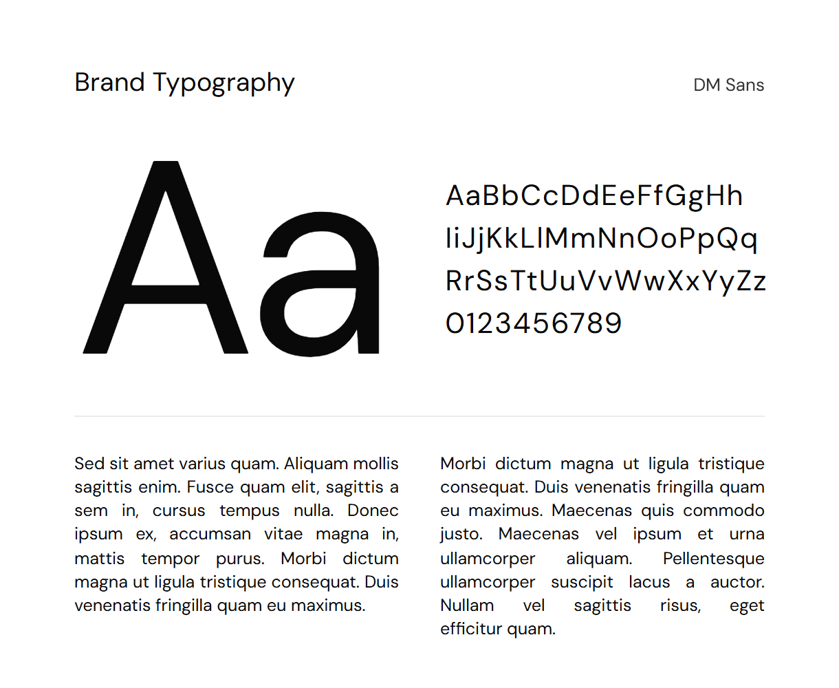 NeosRx brand typography