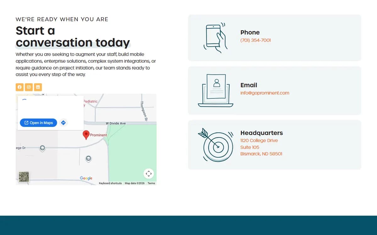 Prominent: An easy way to start a conversation