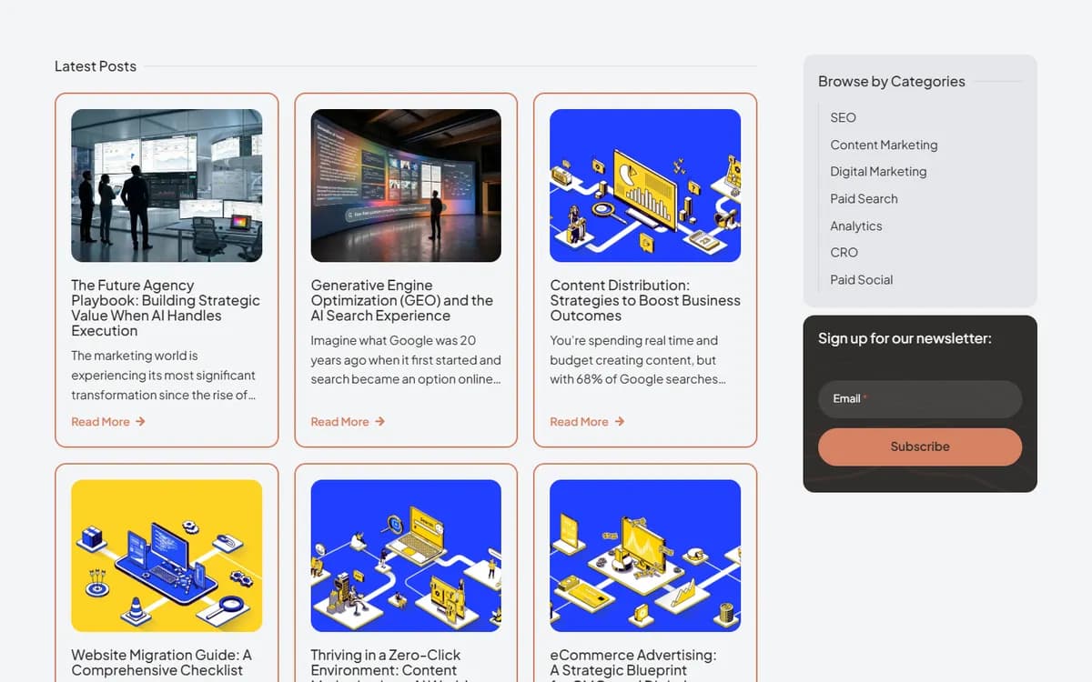 Session Interactive: A blog built for browsing