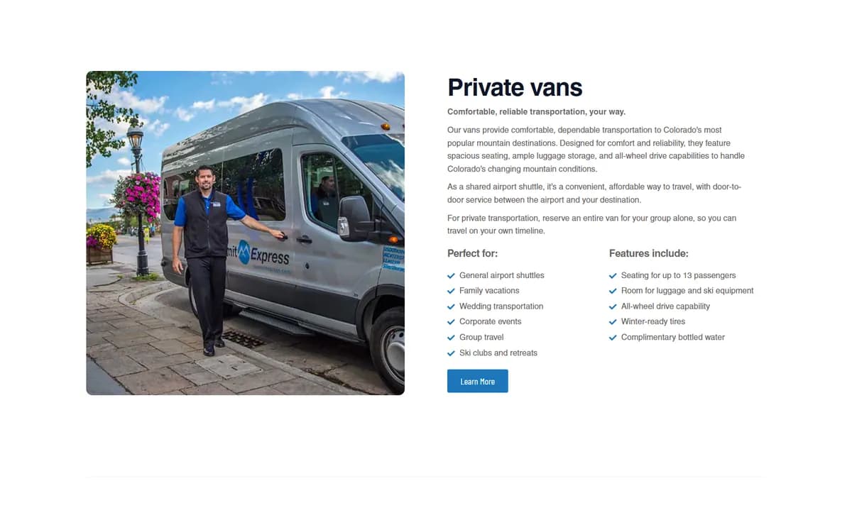 Summit Express: Fleet profiles