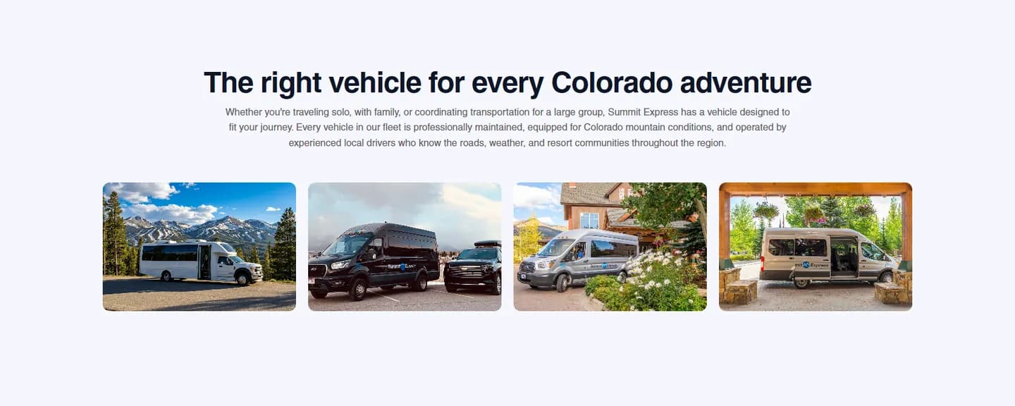 Summit Express website