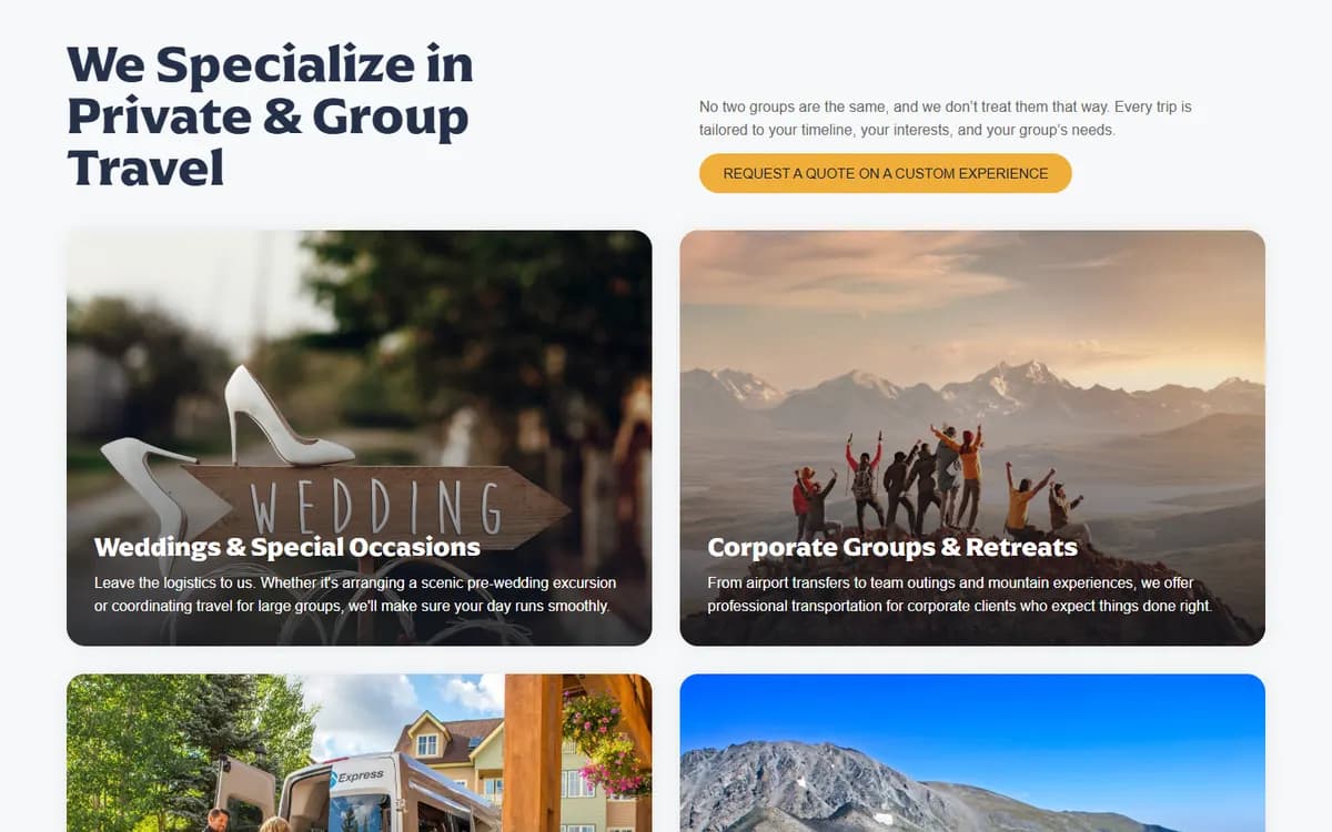 Summit Tours: Private and group travel