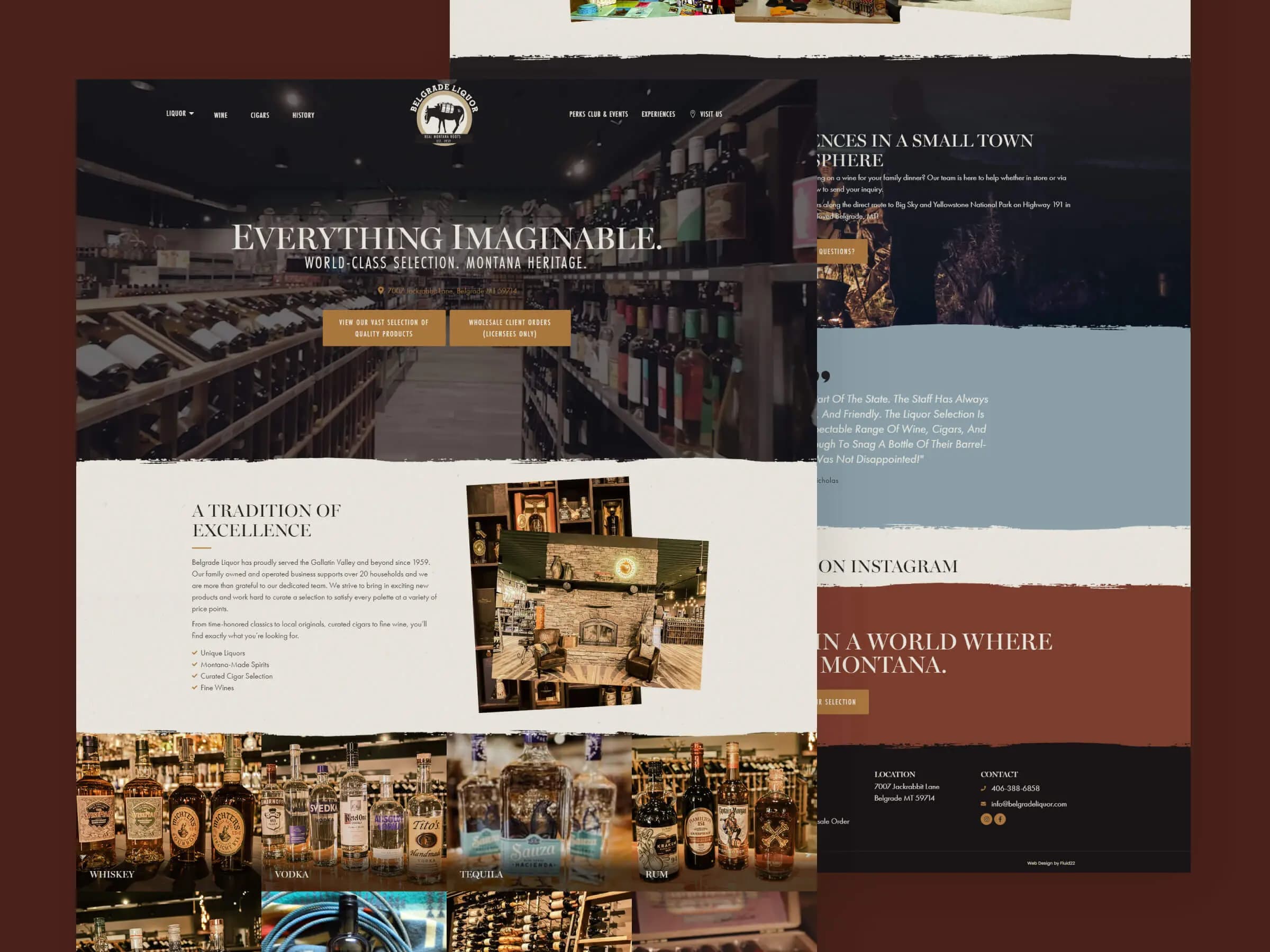belgrade-liquor website screen