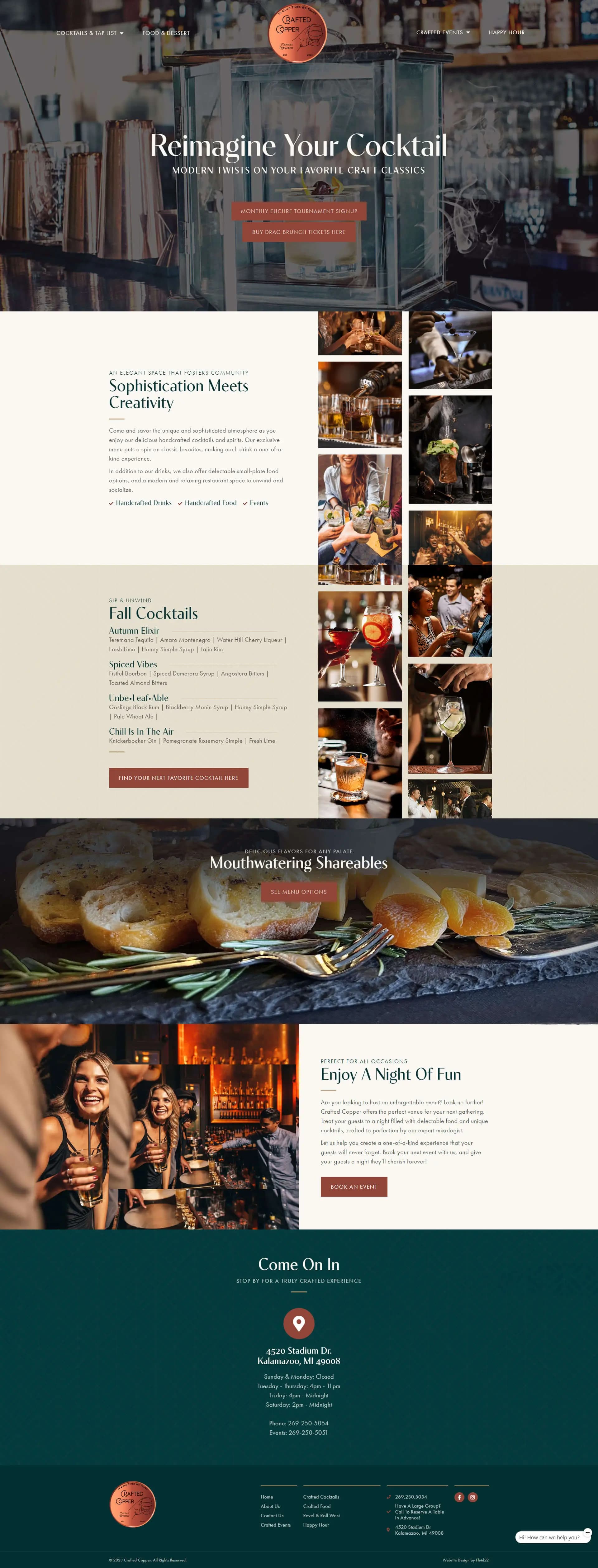 crafted-copper webpage