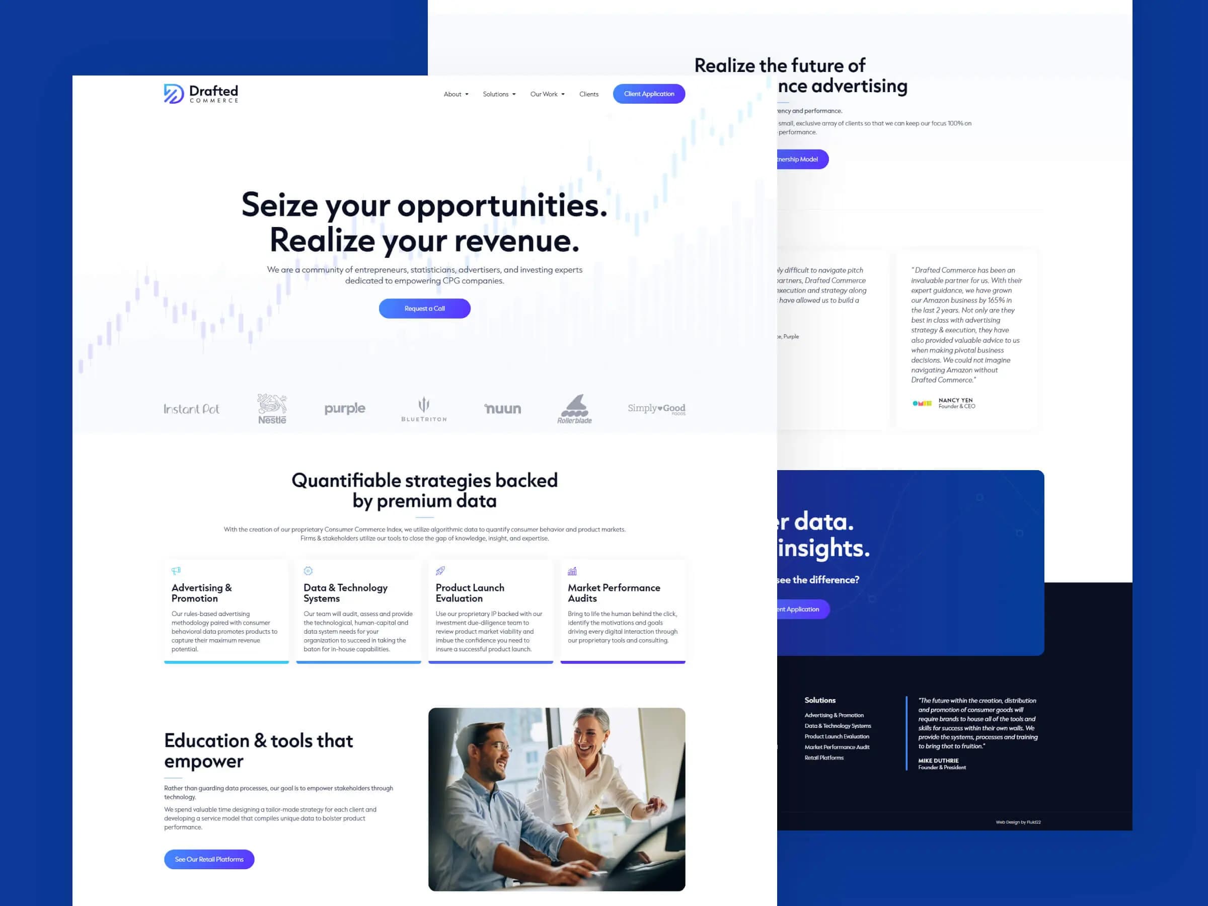 drafted commerce screen