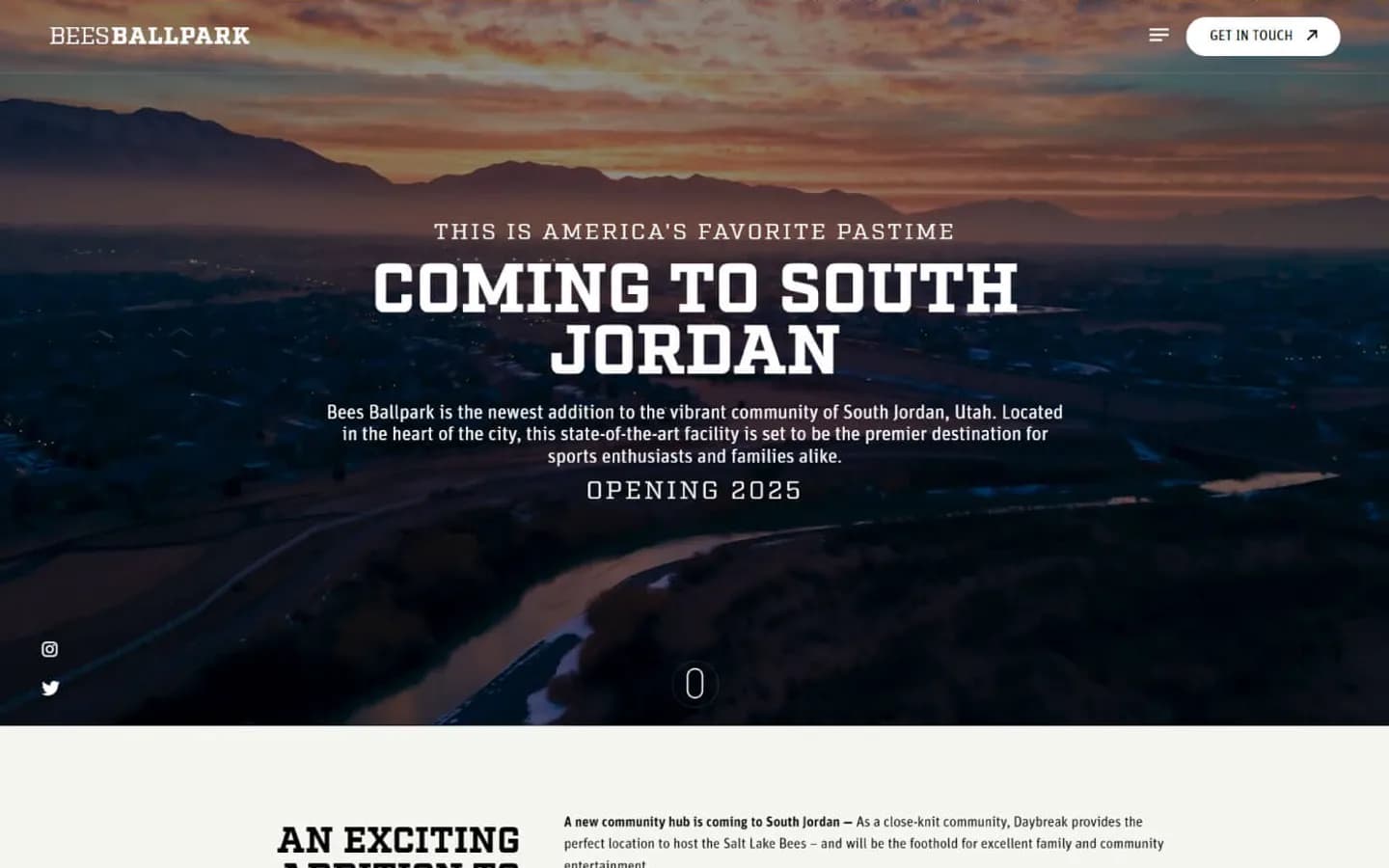 Bees Ballpark homepage
