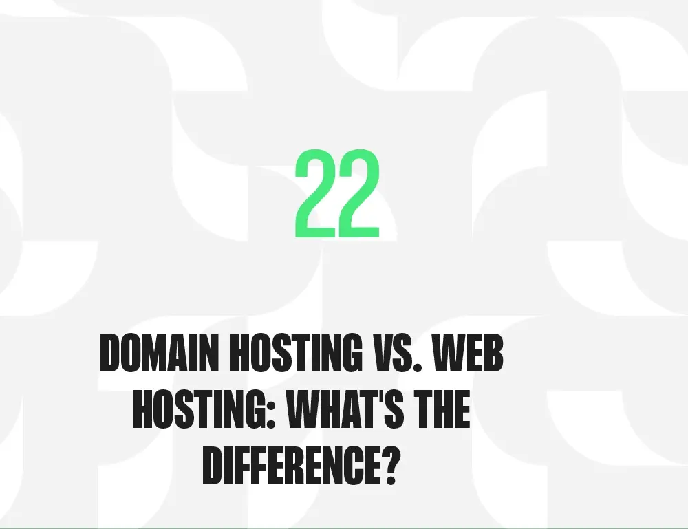 Domain Web Hosting Domain vs. Web Hosting