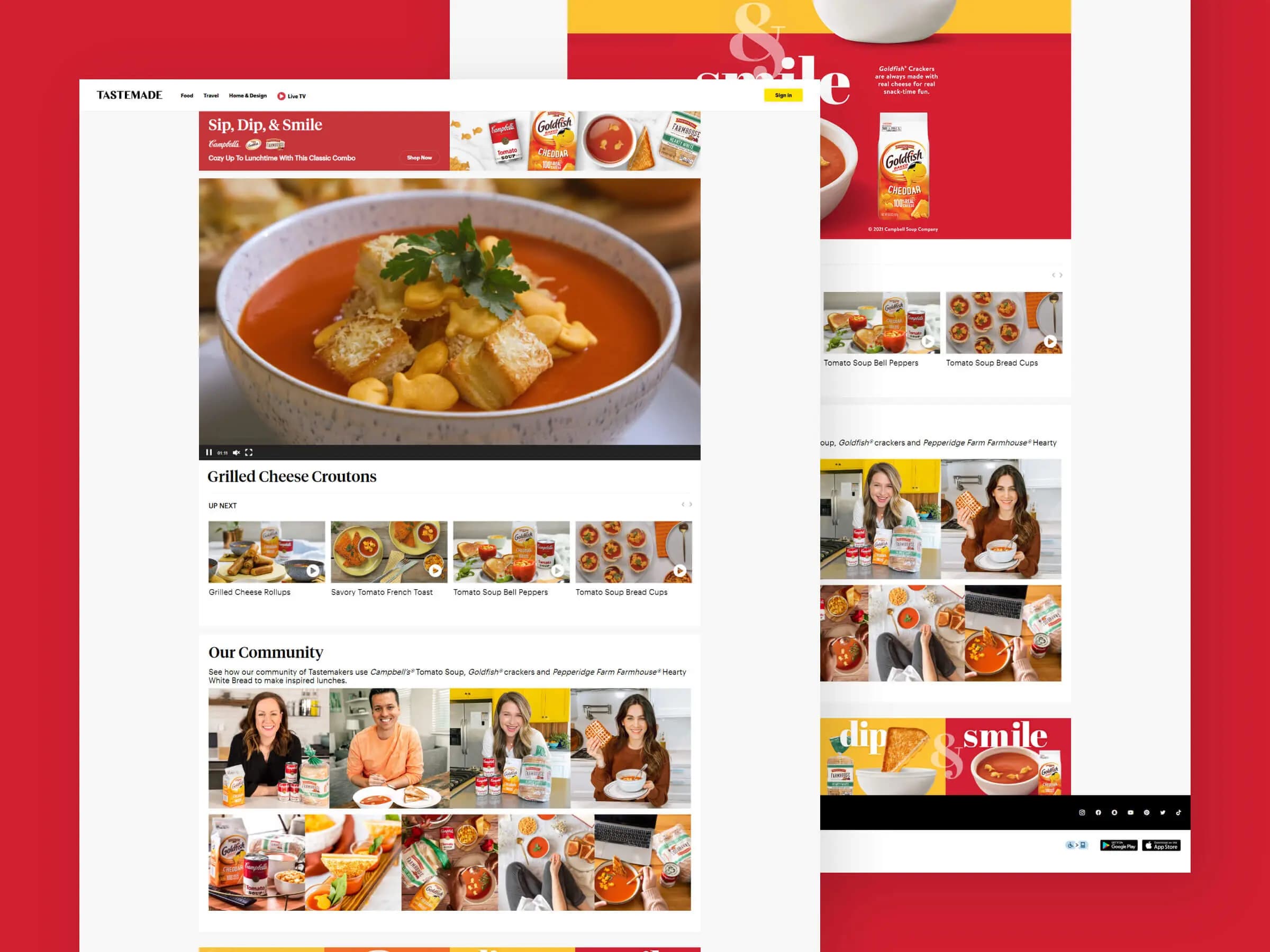 campbells-hero campbells-hero webpage design
