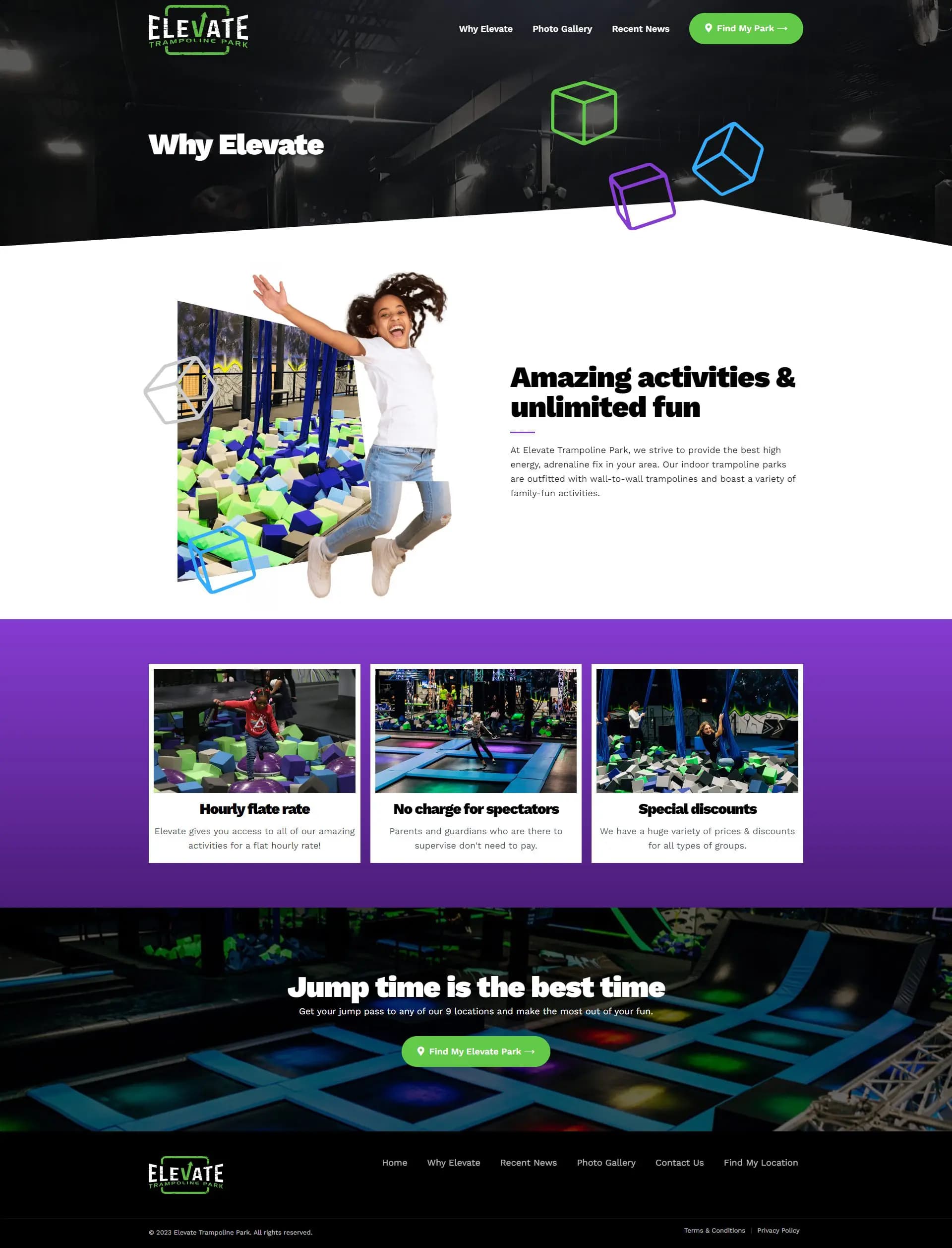 elevate-screencapture-2 elevate trampoline park web page