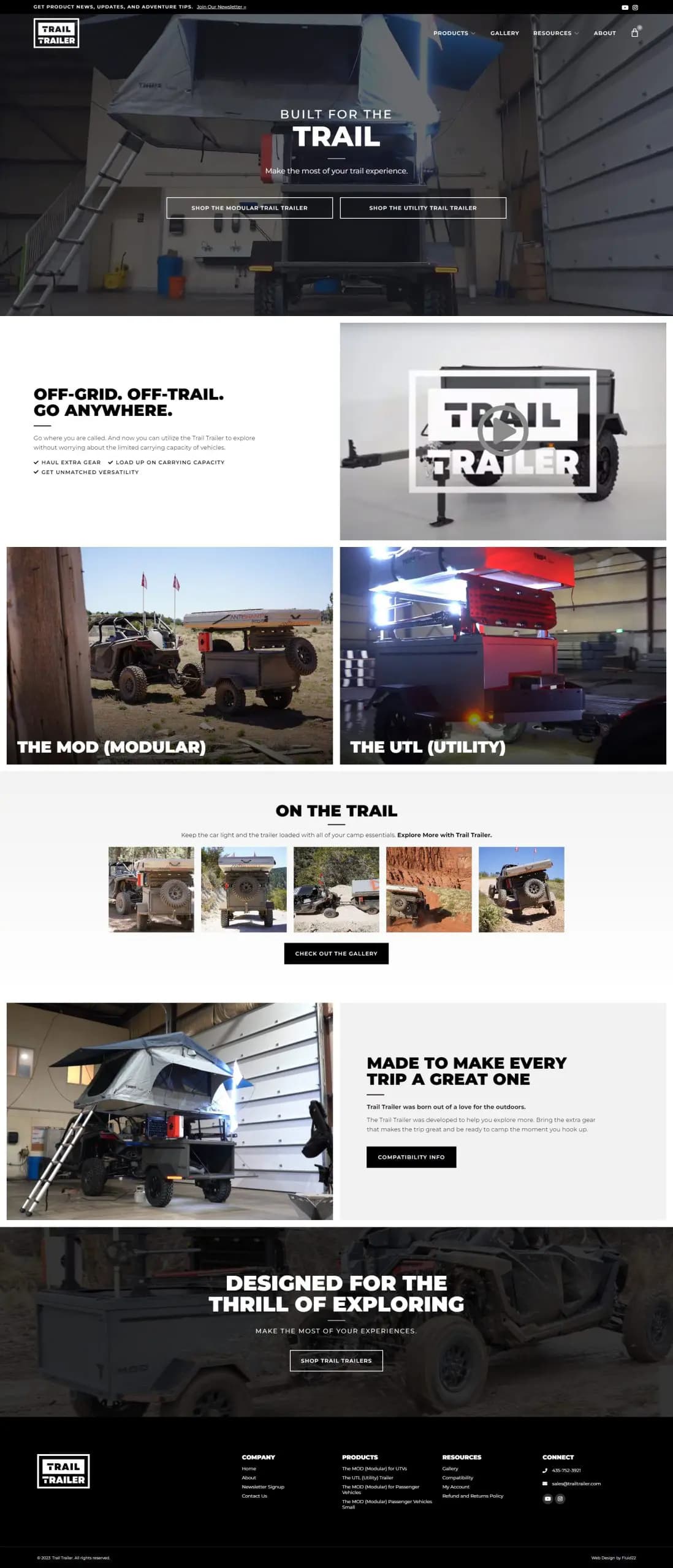 trail-trailer-screencapture Trail-Trailer website screen
